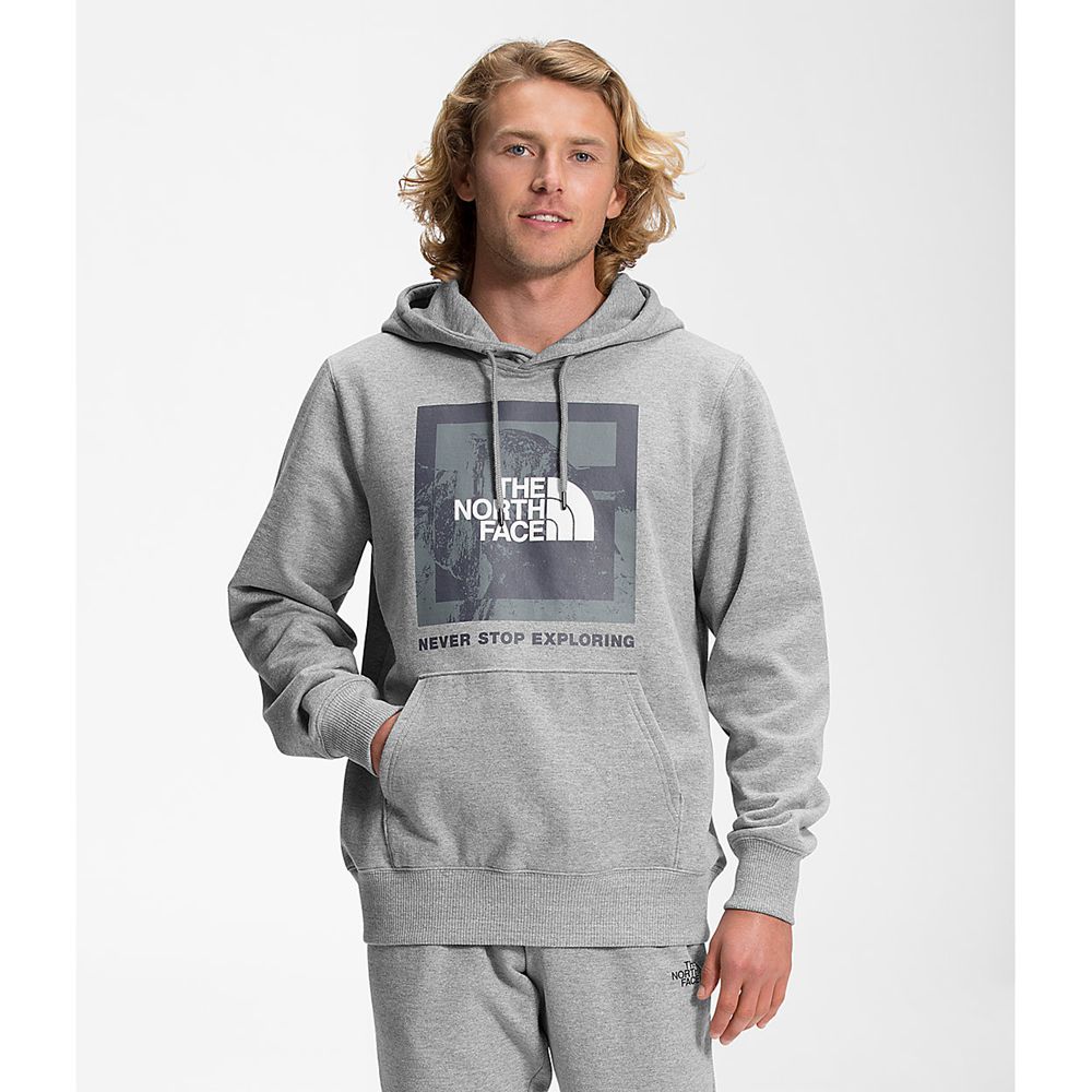 The North Face Hoodie Mens Australia - The North Face Recycled Climb Graphic Grey (VPL-789264)